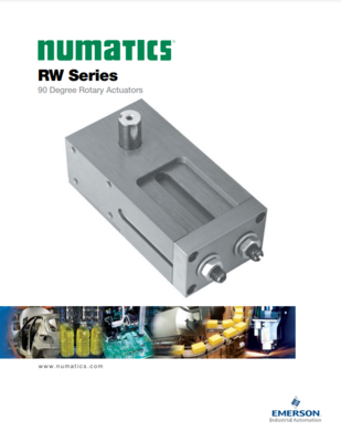 NUMATICS RW CATALOG RW SERIES: 90 DEGREE ROTARY ACTUATORS